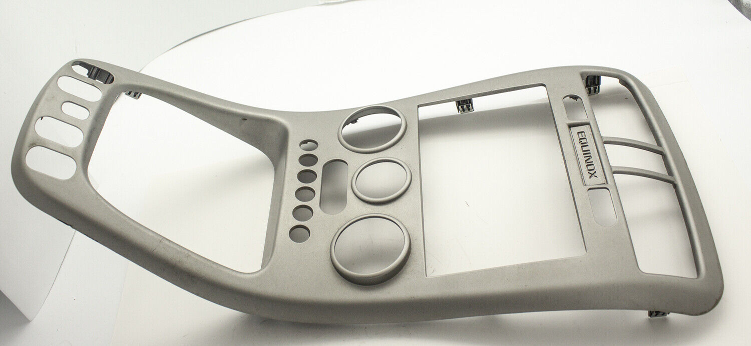 OEM 05-06 Chevrolet Equinox Center Dash Radio Climate Bezel Surround Trim Gray