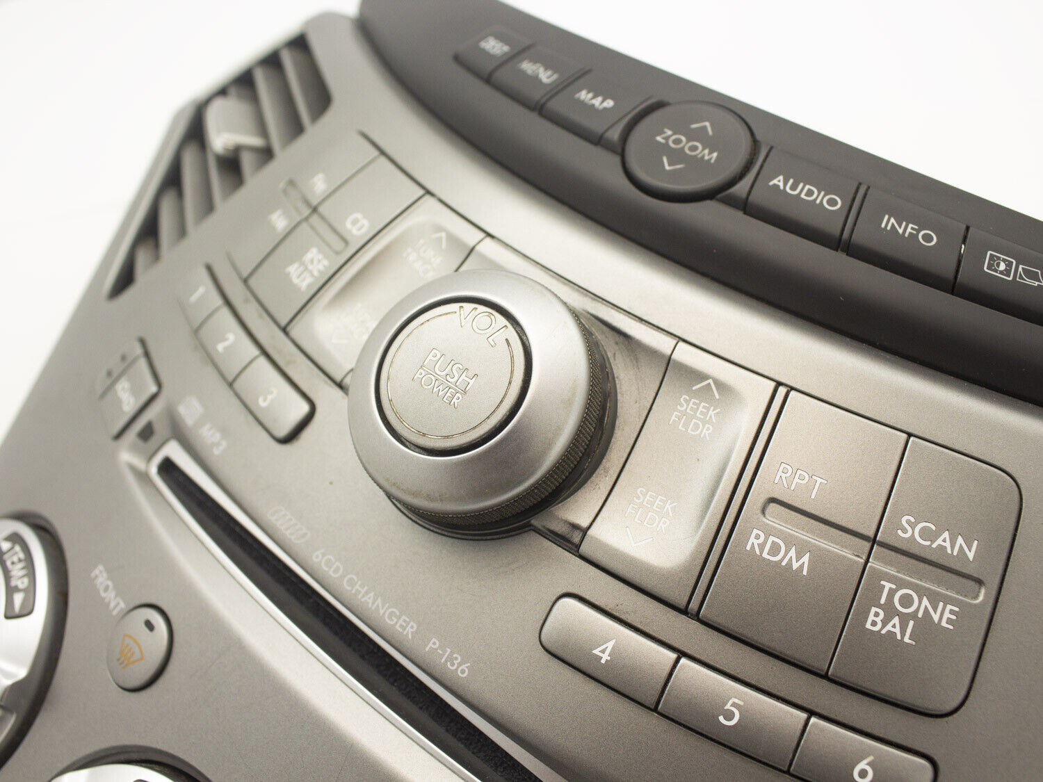 OEM 06-14 Subaru Tribeca Dash Control Panel Am Fm 6 Cd Radio 86213XA03A