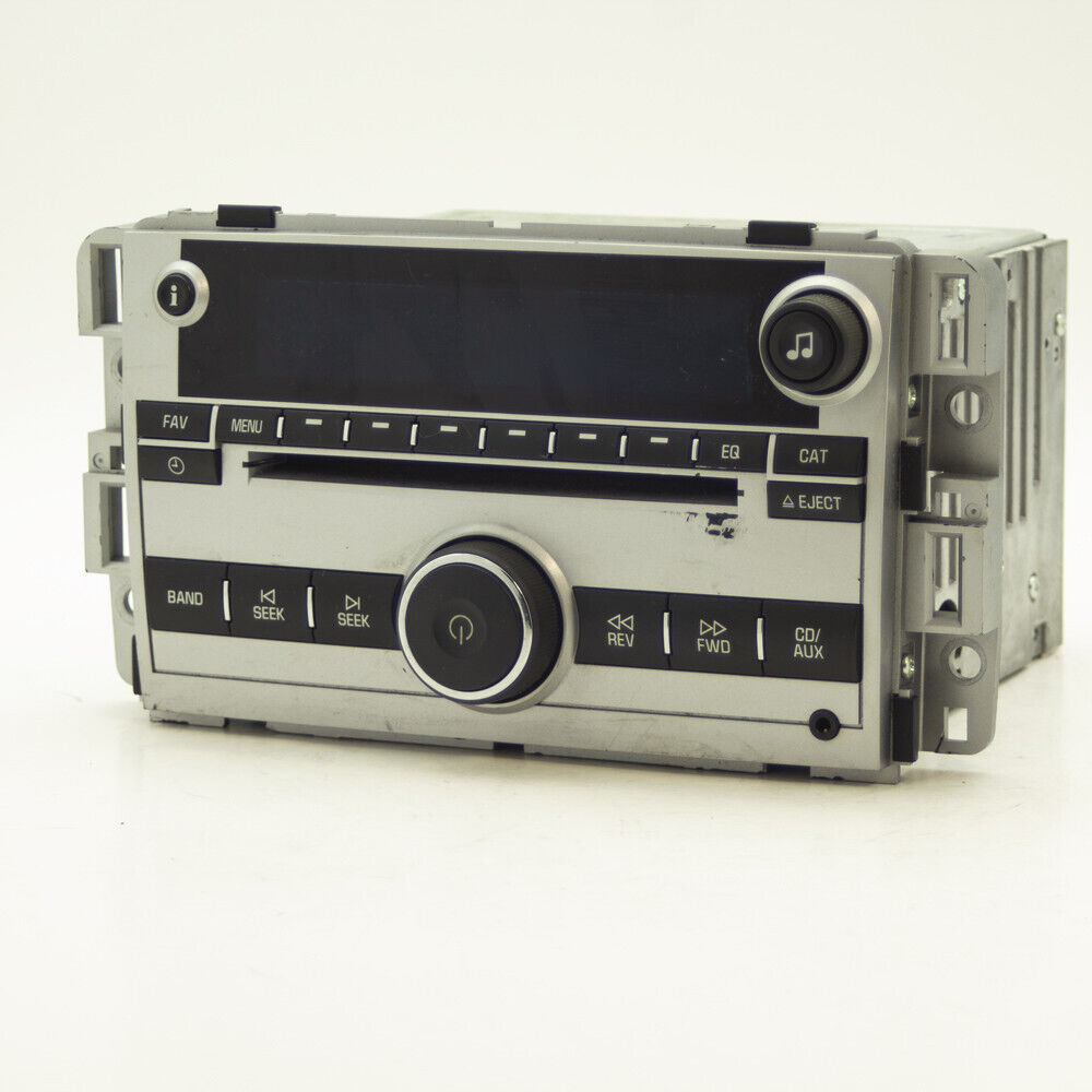 2007 Chevy Equinox Audio Radio AM FM AUX CD Player w Auxiliary Receiver Used OEM