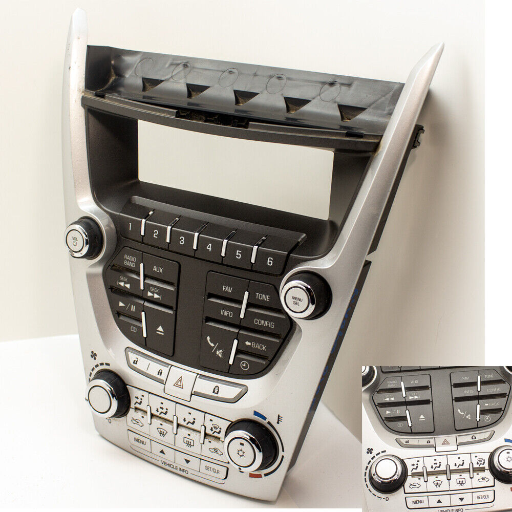 OEM 10-11 Chevy Equinox Audio Radio AC Temperature Climate Control Switch Panel