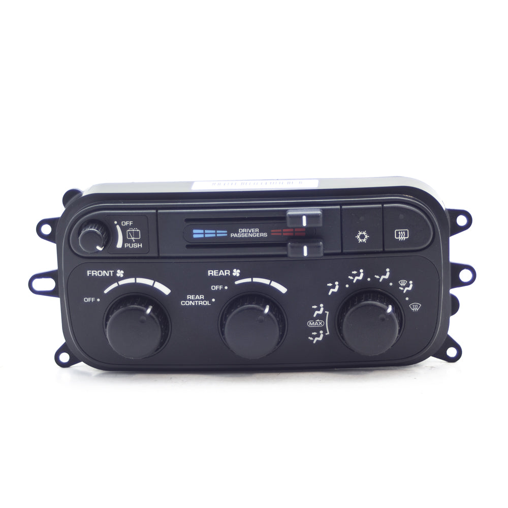 OEM 01-03 Dodge Durango Manual AC Heater Temperature Control Switch Unit Panel