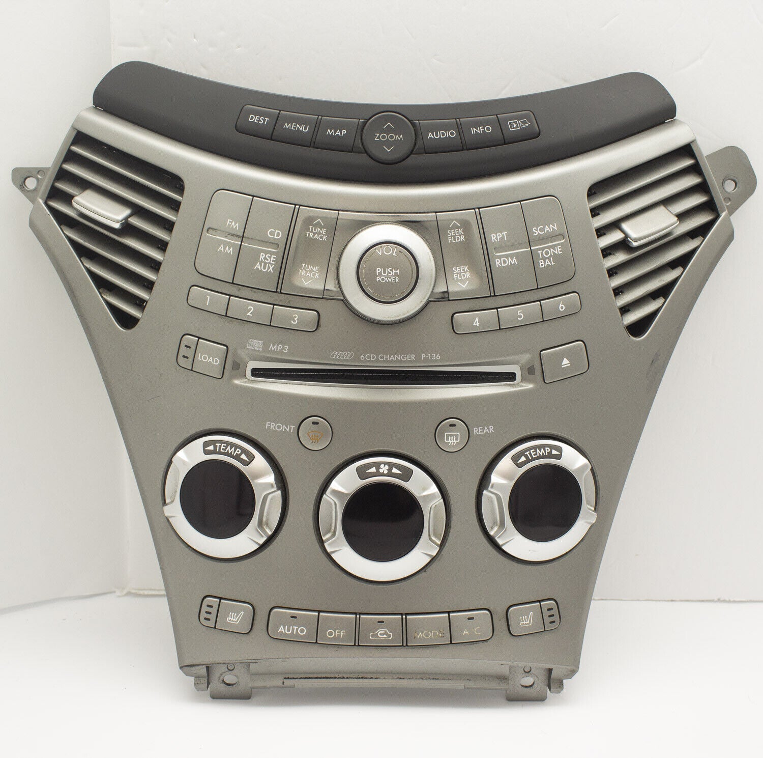 OEM 06-14 Subaru Tribeca Dash Control Panel Am Fm 6 Cd Radio 86213XA03A