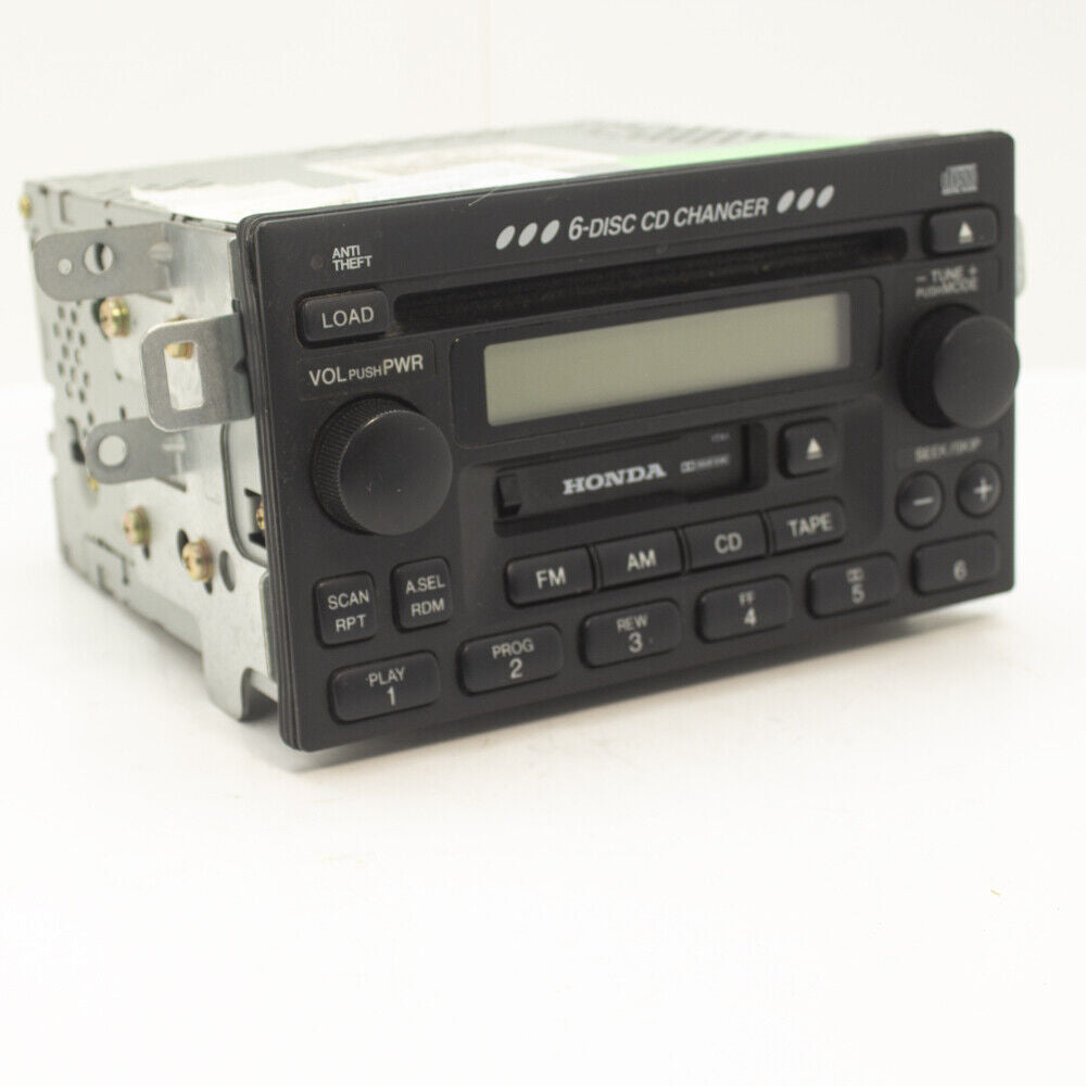 Honda CRV Accord Civic Audio Radio AM FM 6CD Disk Cassette Receiver Used OEM