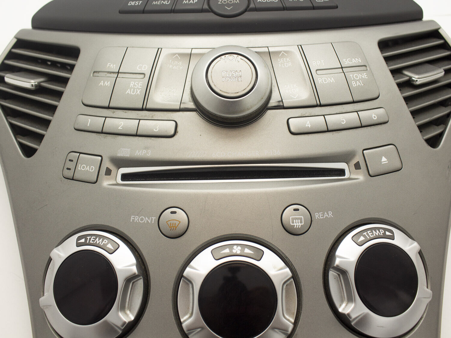 OEM 06-14 Subaru Tribeca Dash Control Panel Am Fm 6 Cd Radio 86213XA03A