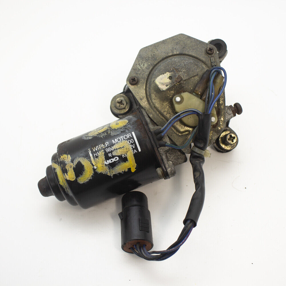 Hyunadi Excel Mitsubishi Precis Front 12v Windshield Wiper Motor Assembly - OEM