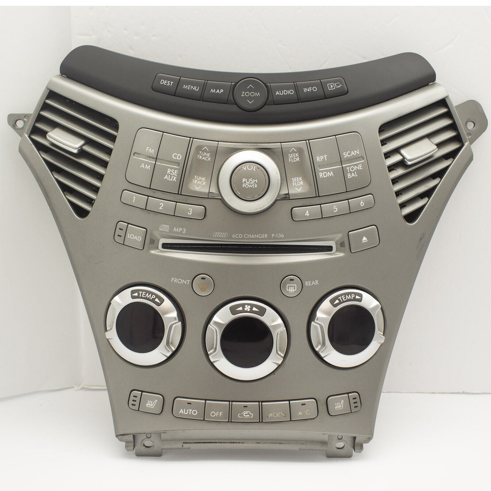 OEM 06-14 Subaru Tribeca Dash Control Panel Am Fm 6 Cd Radio 86213XA03A