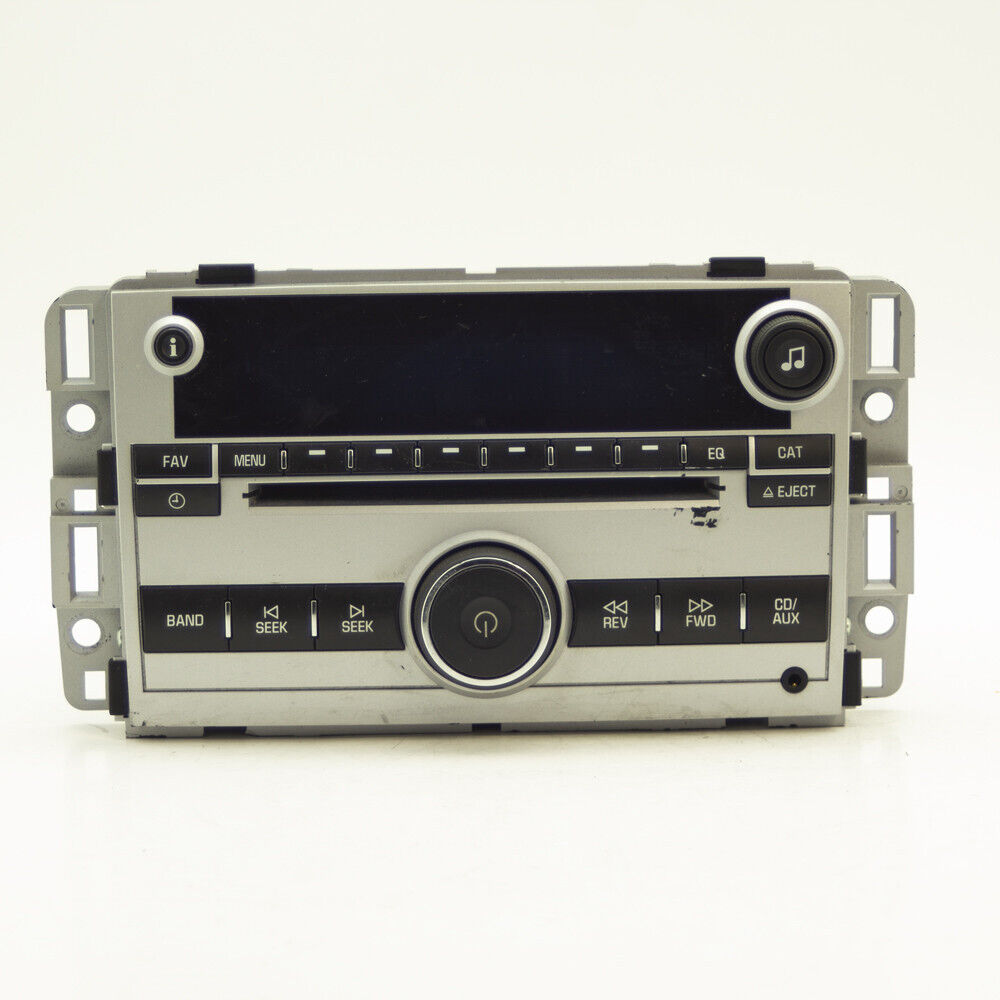 2007 Chevy Equinox Audio Radio AM FM AUX CD Player w Auxiliary Receiver Used OEM