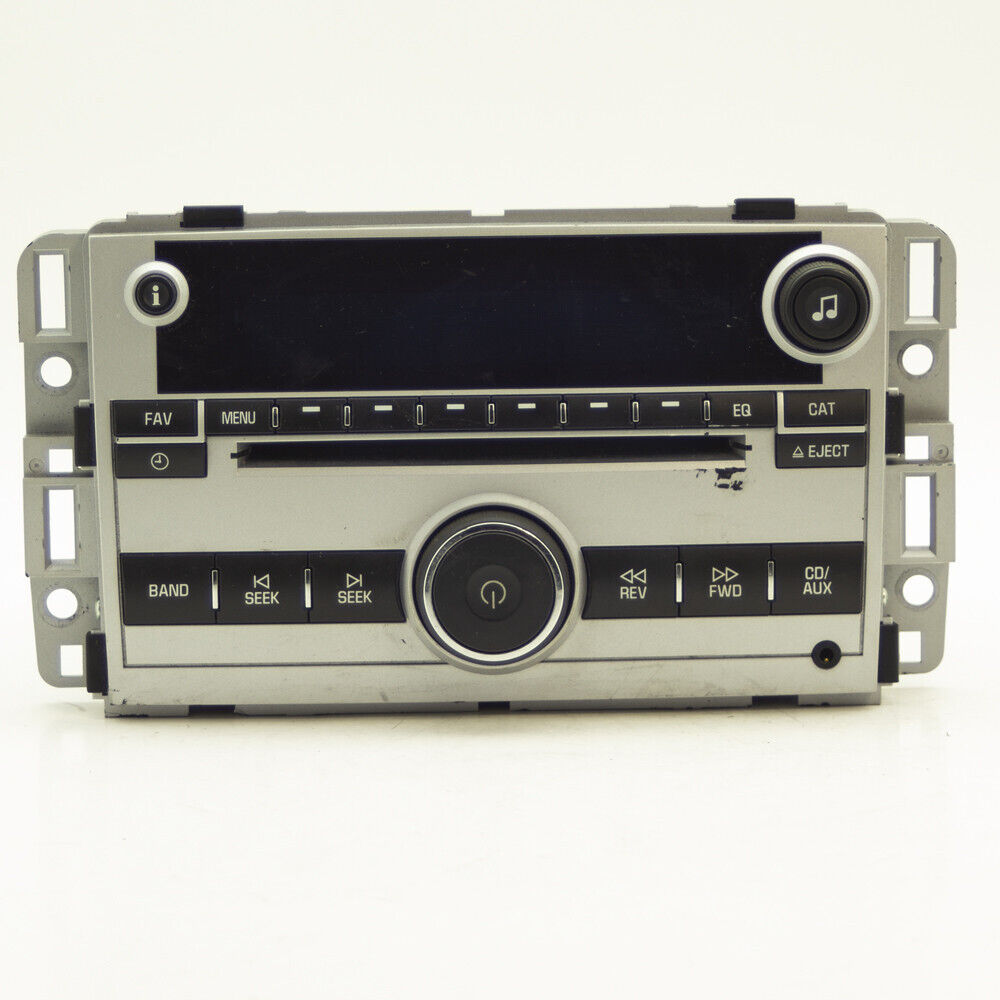 2007 Chevy Equinox Audio Radio AM FM AUX CD Player w Auxiliary Receiver Used OEM