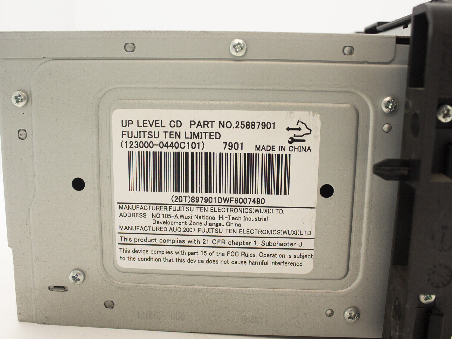 OEM 2008 Pontiac Torrent Single AM FM CD Player Radio Audio Stereo Receiver Used