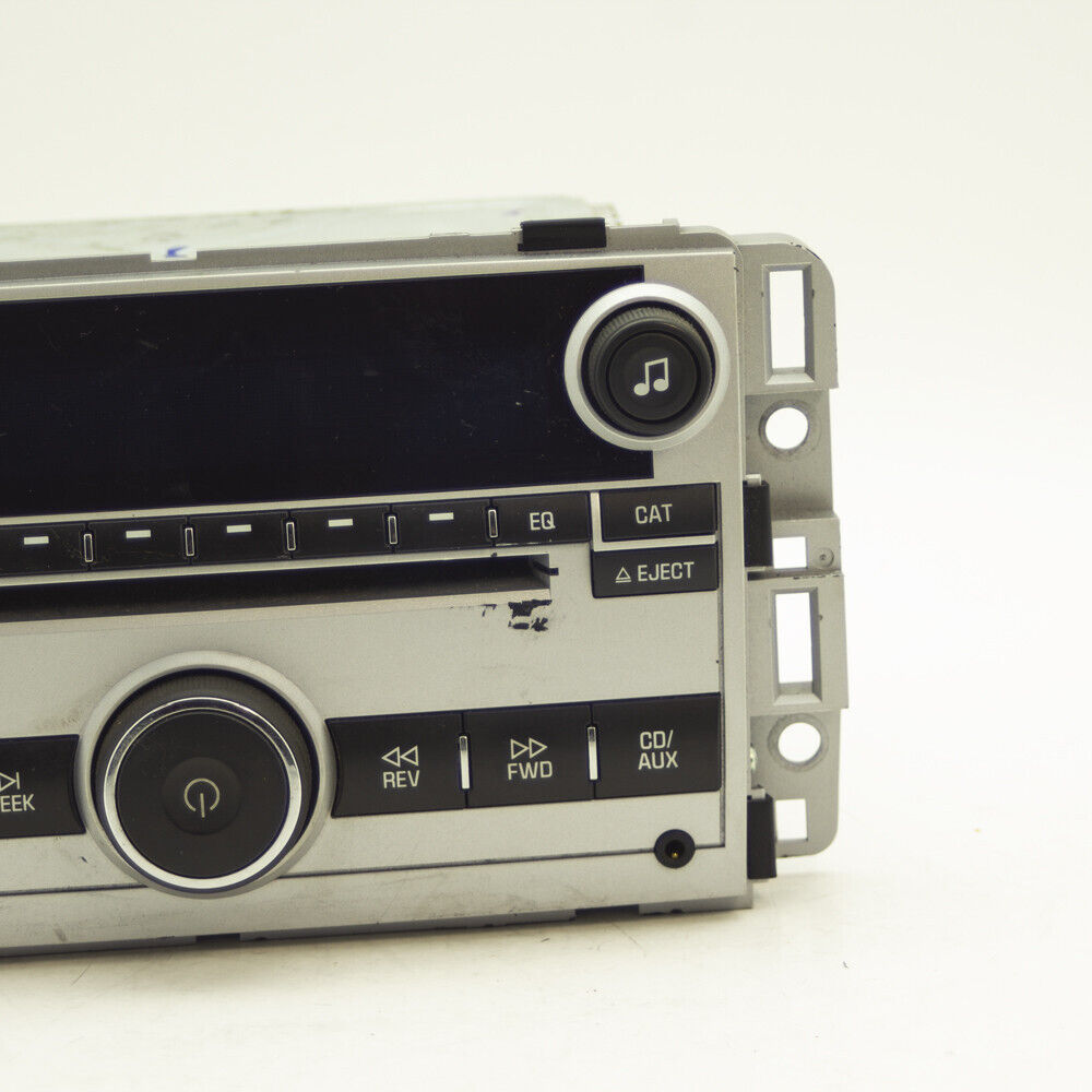 2007 Chevy Equinox Audio Radio AM FM AUX CD Player w Auxiliary Receiver Used OEM